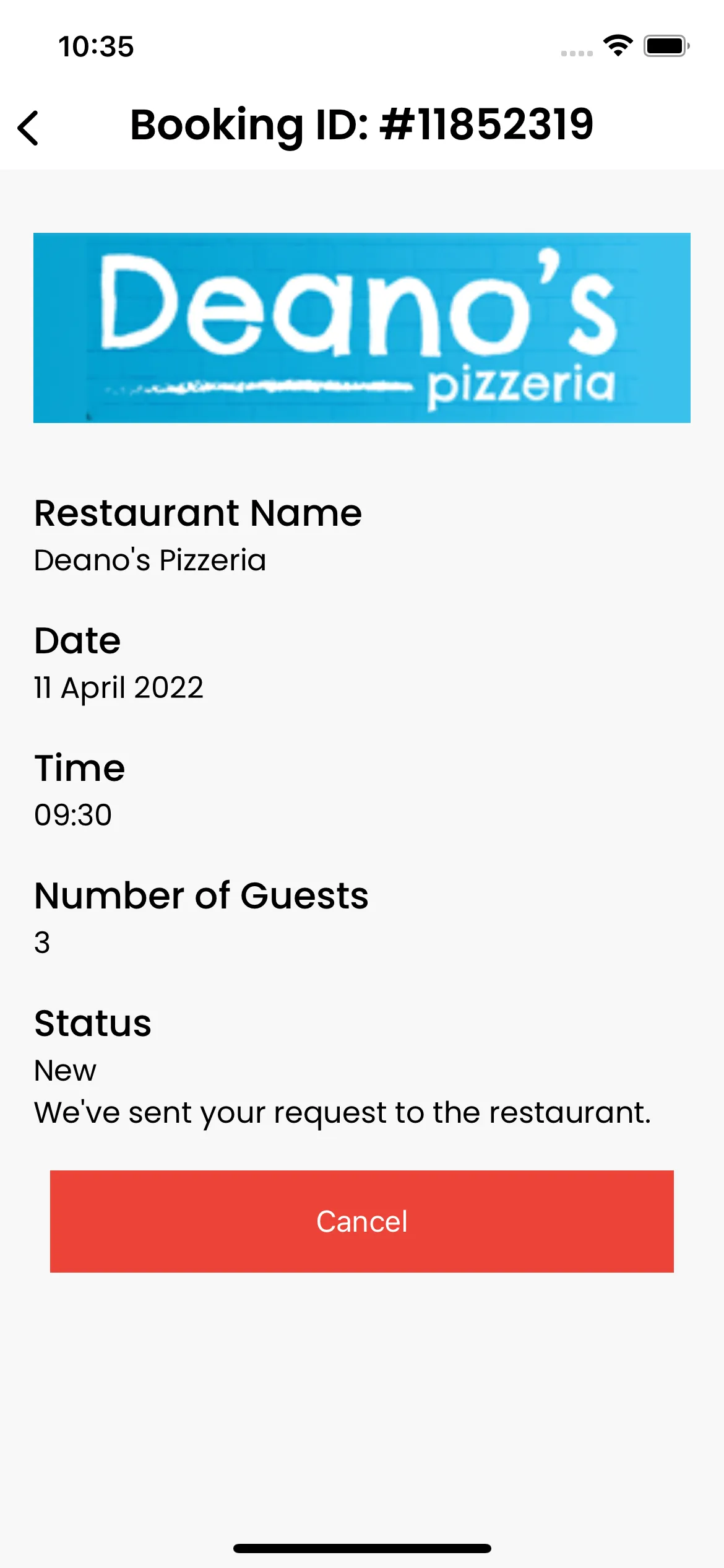 KUKD React Native app saved addresses and delivery locations